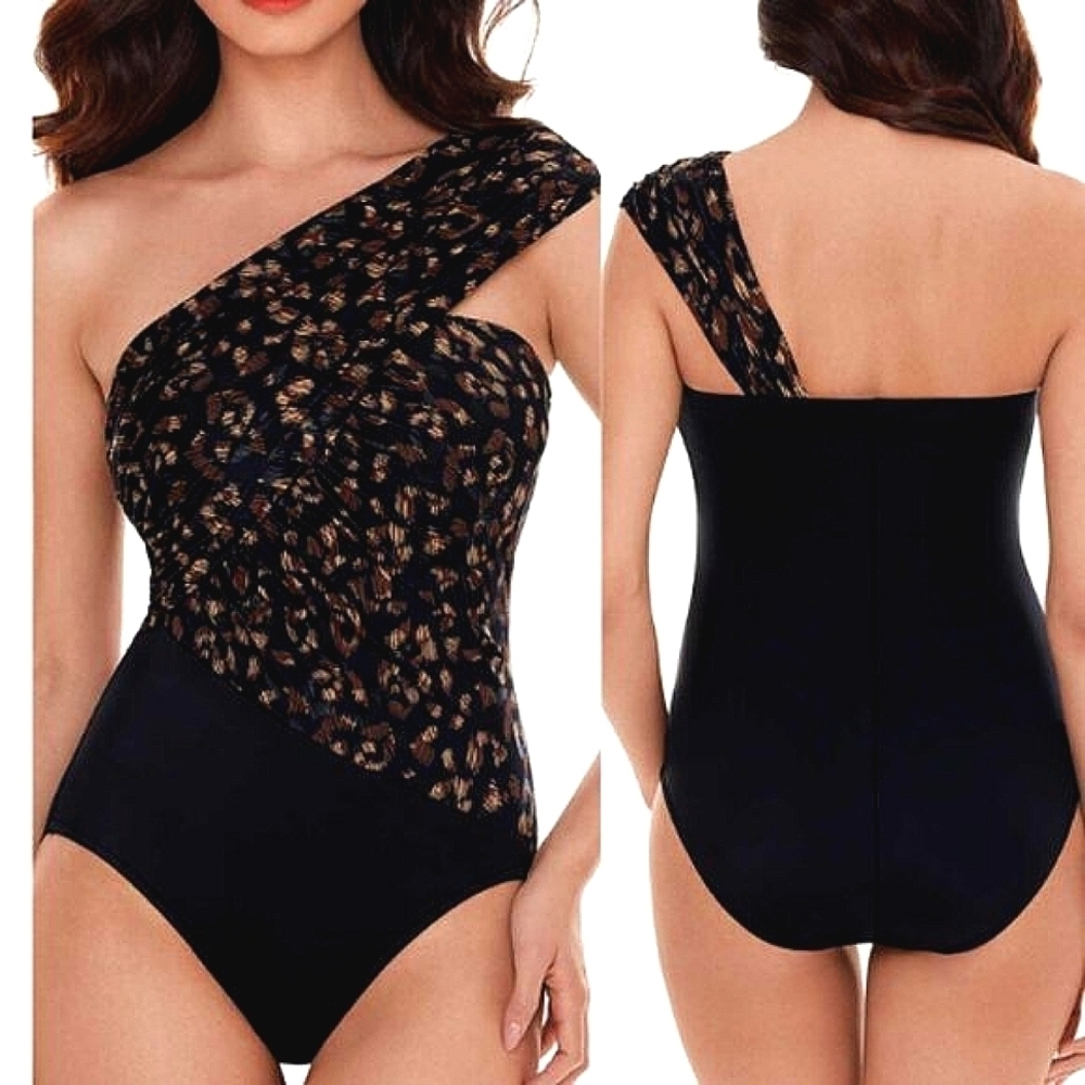 Magicsuit Women's La Paz Goddess Convertible One piece Swimsuit Size 8